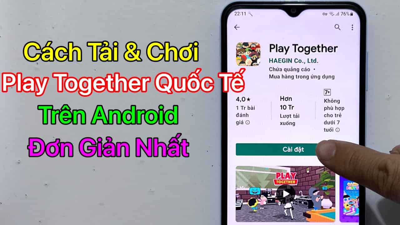 Cách tải Play Together bằng file APK trên Android