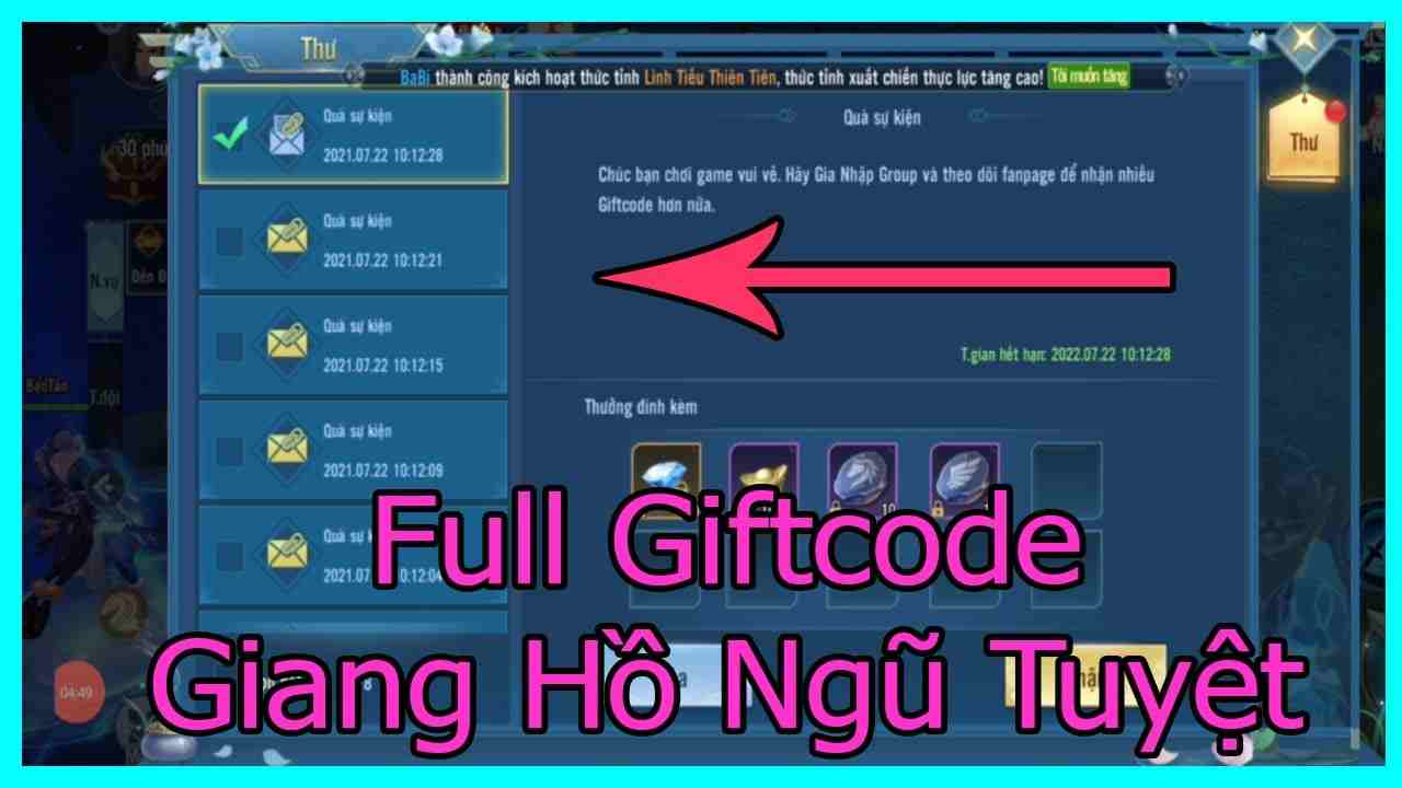 Tổng hợp code Giang Hồ Ngũ Tuyệt cho năm 2024