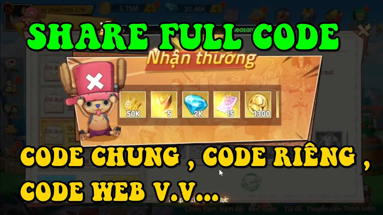 Danh sách mã code Kho Báu Truyền Thuyết hiện nay 